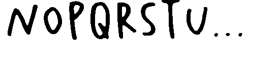Inky Bloom Tall Regular Font UPPERCASE
