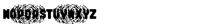Inky Ripples Font LOWERCASE