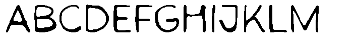 Inky Typer Font UPPERCASE
