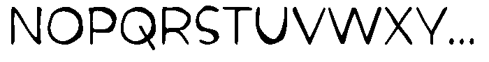 Inky Typer Font UPPERCASE
