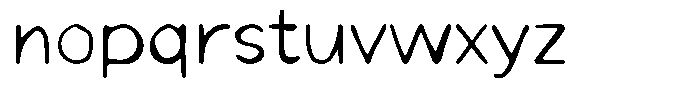 Inky Typer Font LOWERCASE