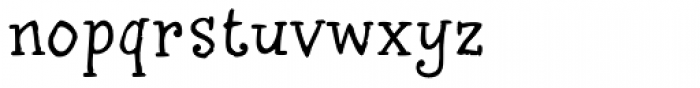 InkyDoo serif Font LOWERCASE