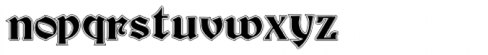 Inland Becker Lined Medium Font LOWERCASE