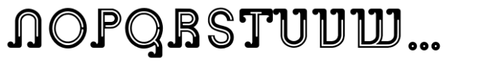 Inline Heritage Font UPPERCASE