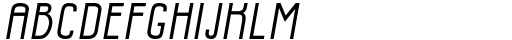 Inlow Bold Italic Font LOWERCASE