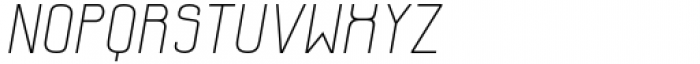 Inlow Light Italic Font LOWERCASE