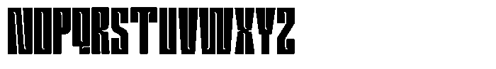 Innervision Font UPPERCASE