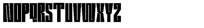 Innervision Font LOWERCASE