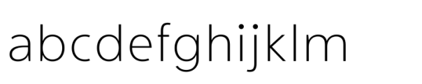 Innovate Extra Light Font LOWERCASE