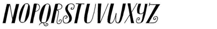 Innuendo Italic Font LOWERCASE