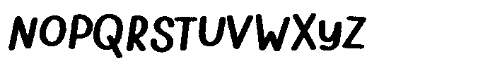 Inspirato Rough Bold Font UPPERCASE