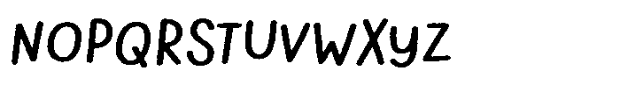 Inspirato Rough Regular Font LOWERCASE