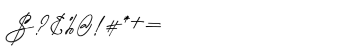 Insporta Signature Signature Font OTHER CHARS