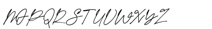 Insporta Signature Signature Font UPPERCASE