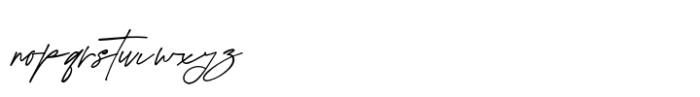 Insporta Signature Signature Font LOWERCASE