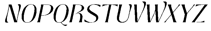 Insta Avant Italic Font UPPERCASE