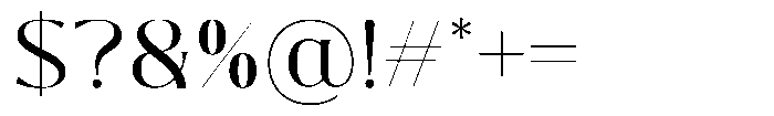 Insta Avant Regular Font OTHER CHARS