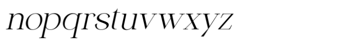 Instigma Slant Font LOWERCASE