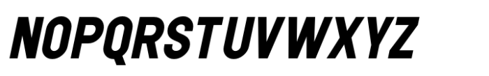 Instructional Sans JNL Oblique Font UPPERCASE