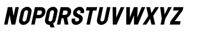 Instructional Sans JNL Oblique Font LOWERCASE