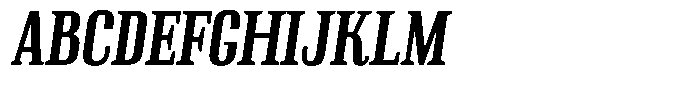 Instrumental Bold Italic Font UPPERCASE