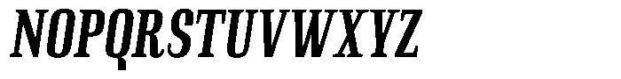 Instrumental Bold Italic Font UPPERCASE