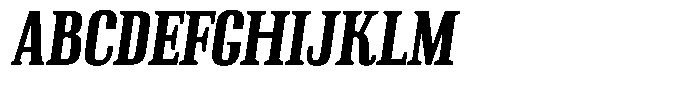 Instrumental Extra Bold Italic Font UPPERCASE