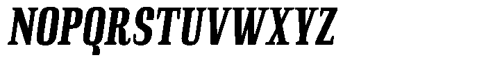 Instrumental Extra Bold Italic Font UPPERCASE