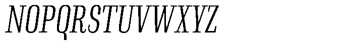 Instrumental Light Italic Font UPPERCASE