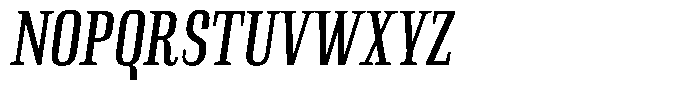 Instrumental Medium Italic Font UPPERCASE