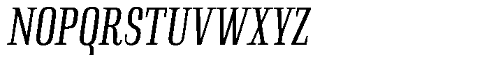 Instrumental Regular Italic Font UPPERCASE
