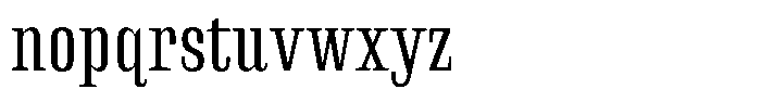 Instrumental Regular Font LOWERCASE