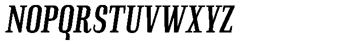 Instrumental Semi Bold Italic Font UPPERCASE