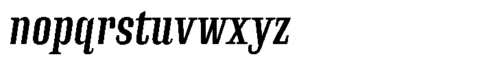 Instrumental Semi Bold Italic Font LOWERCASE