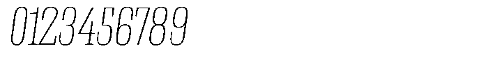 Instrumental Thin Italic Font OTHER CHARS
