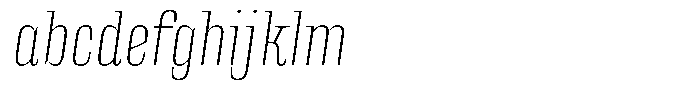 Instrumental Thin Italic FONT