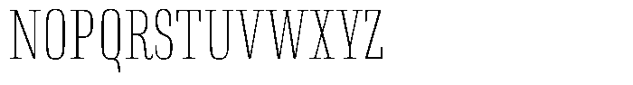 Instrumental Thin Font UPPERCASE