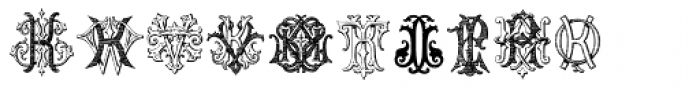 Intellecta Monograms IZ-KX Font OTHER CHARS