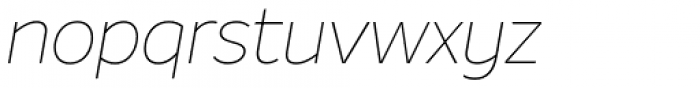 Intelo Alt Hairline Italic Font LOWERCASE