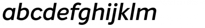 Intelo Semi Bold Italic Font LOWERCASE