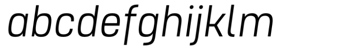 Intensiva Regular Italic Font LOWERCASE