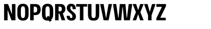 InterWay Bold Condensed Font UPPERCASE