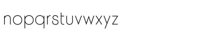 Interbellum Text Light Font LOWERCASE