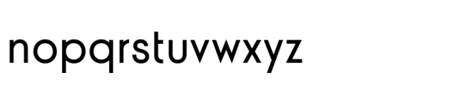 Interbellum Text Regular Font LOWERCASE