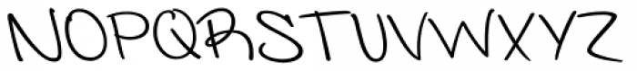 Interconnected Regular Font UPPERCASE