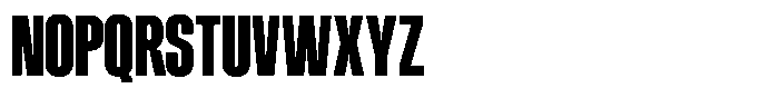 Interdit Regular Font UPPERCASE