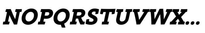 Intermedial Slab Bold Italic Font UPPERCASE