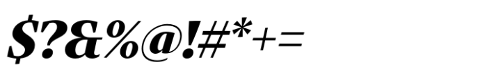 Intermedial Slab Classic Black Italic Font OTHER CHARS