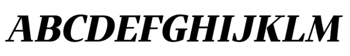 Intermedial Slab Classic Black Italic Font UPPERCASE