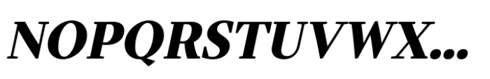 Intermedial Slab Classic Black Italic Font UPPERCASE